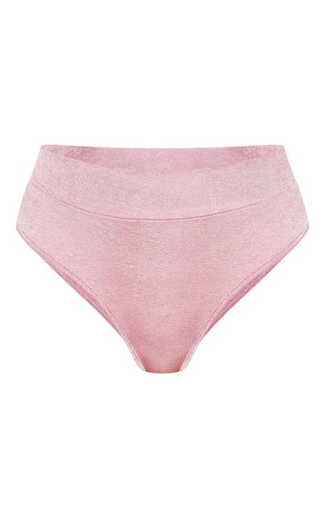 pink penty|Women's Pink High Waisted Panties .